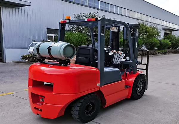 indoor 3 Ton Red LPG forklift