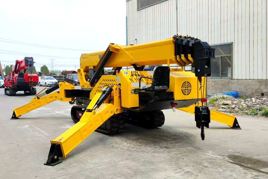 a 8-ton spider crane