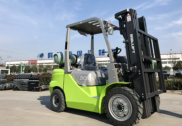 Green LPG forklift for sale