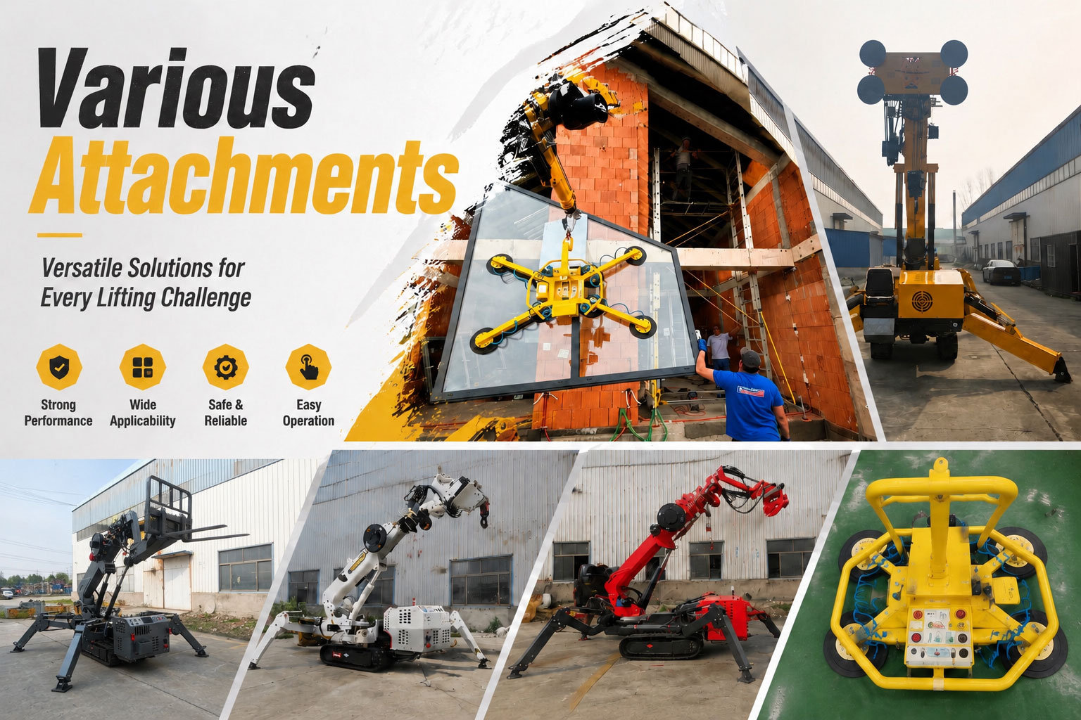 various Custom Attachments