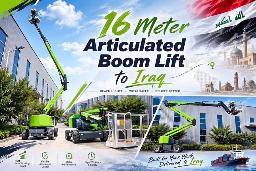 Iraqi dairy company purchases articulated boom lifts case