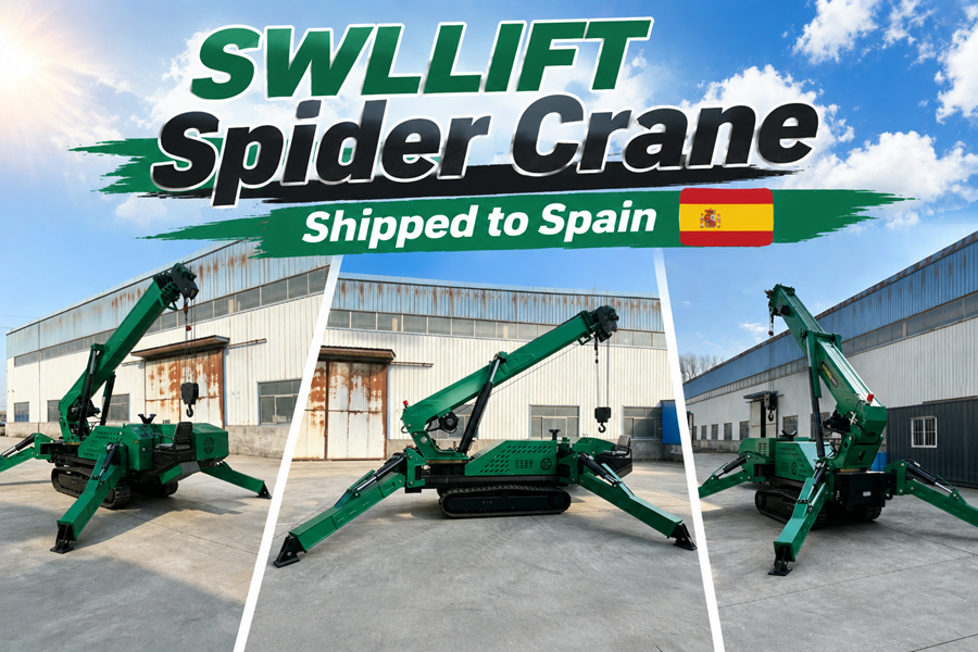 large Mobile Spider Crane