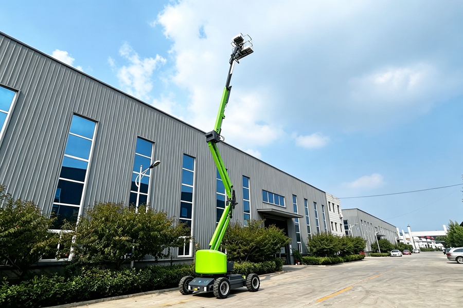 large Popular green Articulated Boom Lift
