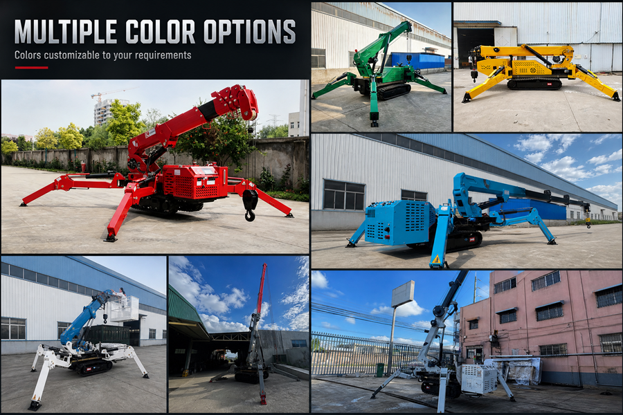 different colors