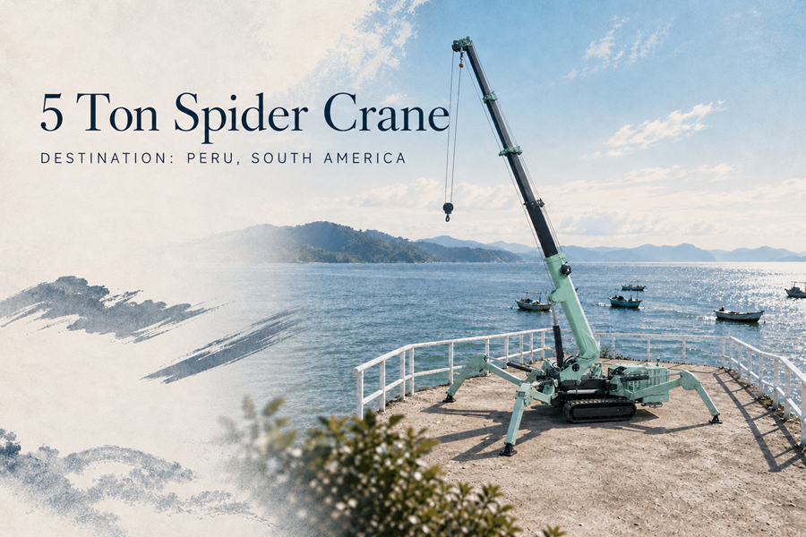 tracked spider crane