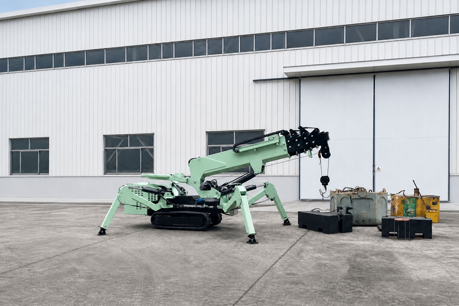 tracked spider crane case
