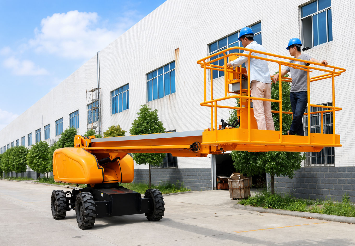 Electric Telescoping Boom Lift