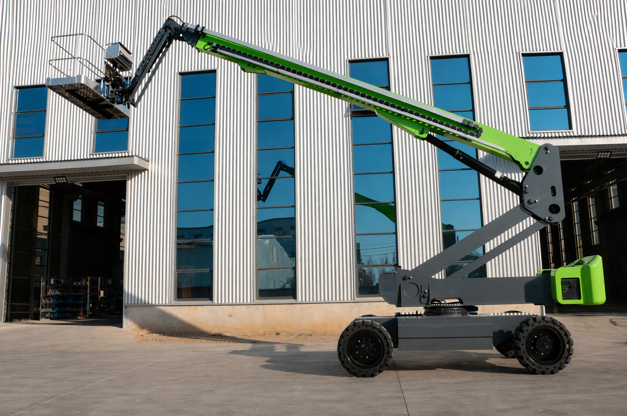 outdoor Straight Boom Man Lift